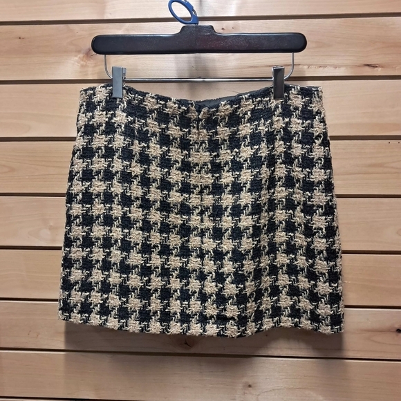House Of Harlow 1960 Tweed Checkered Skirt & Jacket Set Size S/P - Picture 3 of 5